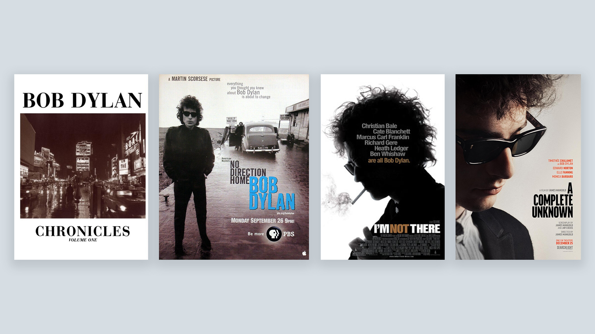 En kompleks konstruktion: Et komparativt studie af Bob Dylan-fremstillinger