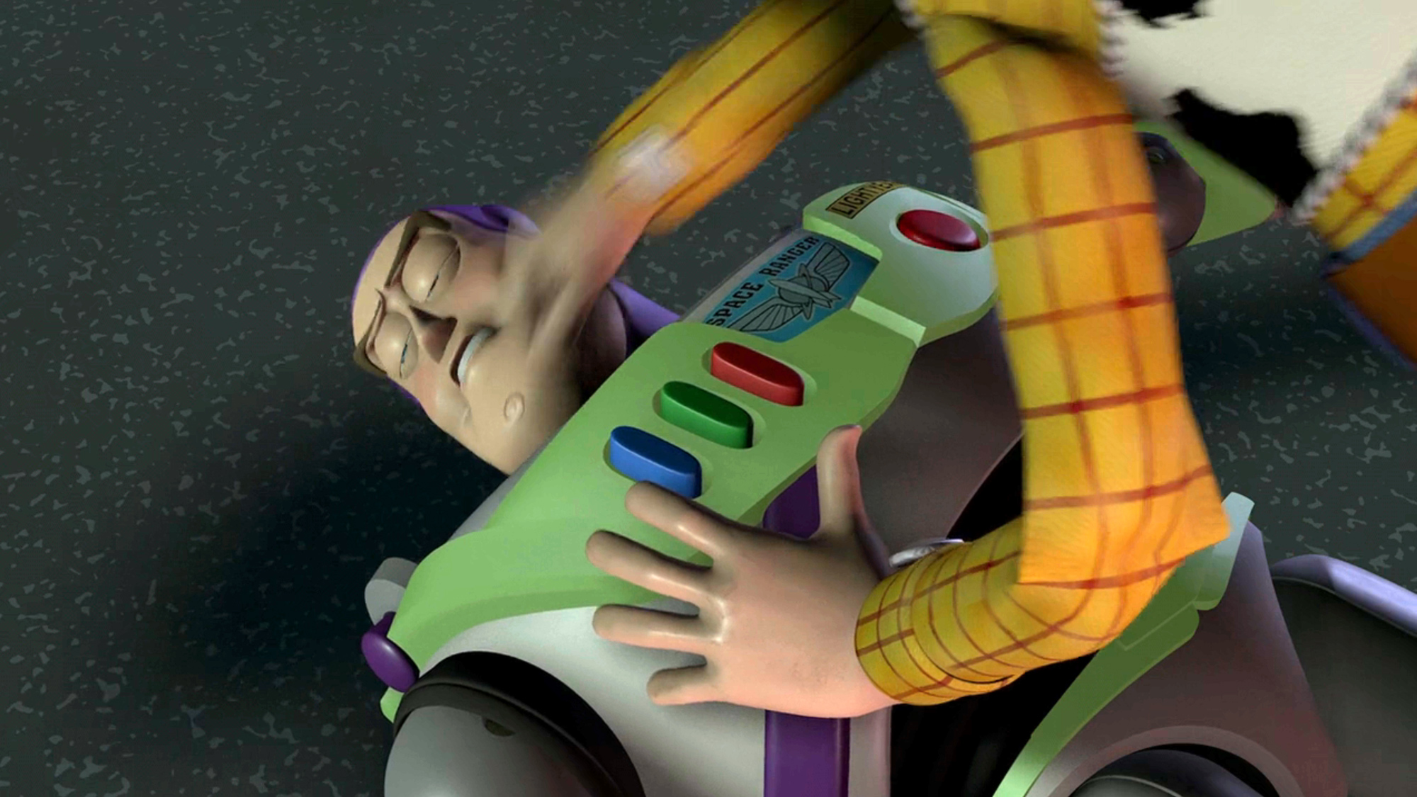 Knogler og plastik: Lyden af en slåskamp i Toy Story
